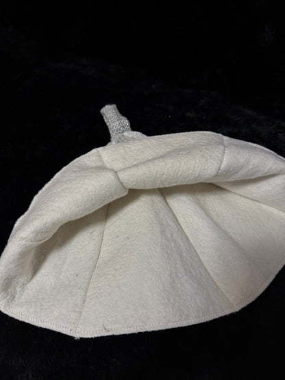 100% cotton hand made sauna hat
